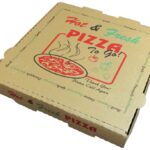 Arvco 10" B Flute Pizza Box Stock Print Kraft
