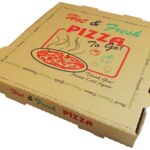 Arvco 12" B Flute Pizza Box Stock Print Kraft