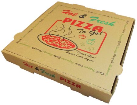 Arvco 12" B Flute Pizza Box Stock Print Kraft