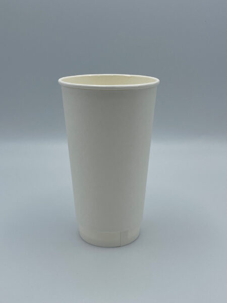 Double Wall Paper Hot Cup White 20/16/12 oz