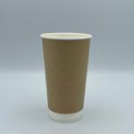 Empress Double Wall Paper Hot Cup 16/12/8 oz Kraft