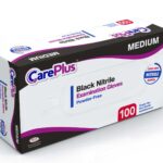 Care Plus Black Nitrile Gloves