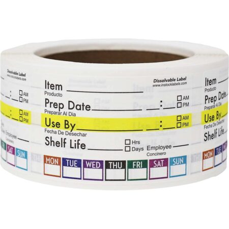 2x3 Food Rotation Labels