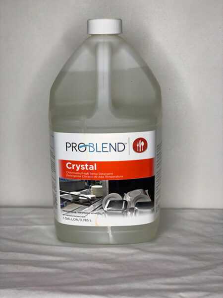 Crystal High Temp Dishmachine Detergent 4/1gal