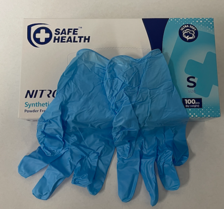 NITRO-V SYNTHETIC ROYAL BLUE EXAM GLOVES