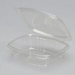 5x4x2" 8oz Clear Plastic Deli Container