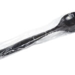 10" Serving Spoon Black Wrapped