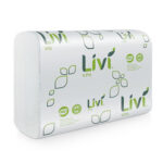 Solaris Livi VPG Multifold Towel White 1-Ply 9.1"X9.5" 250 Sheets